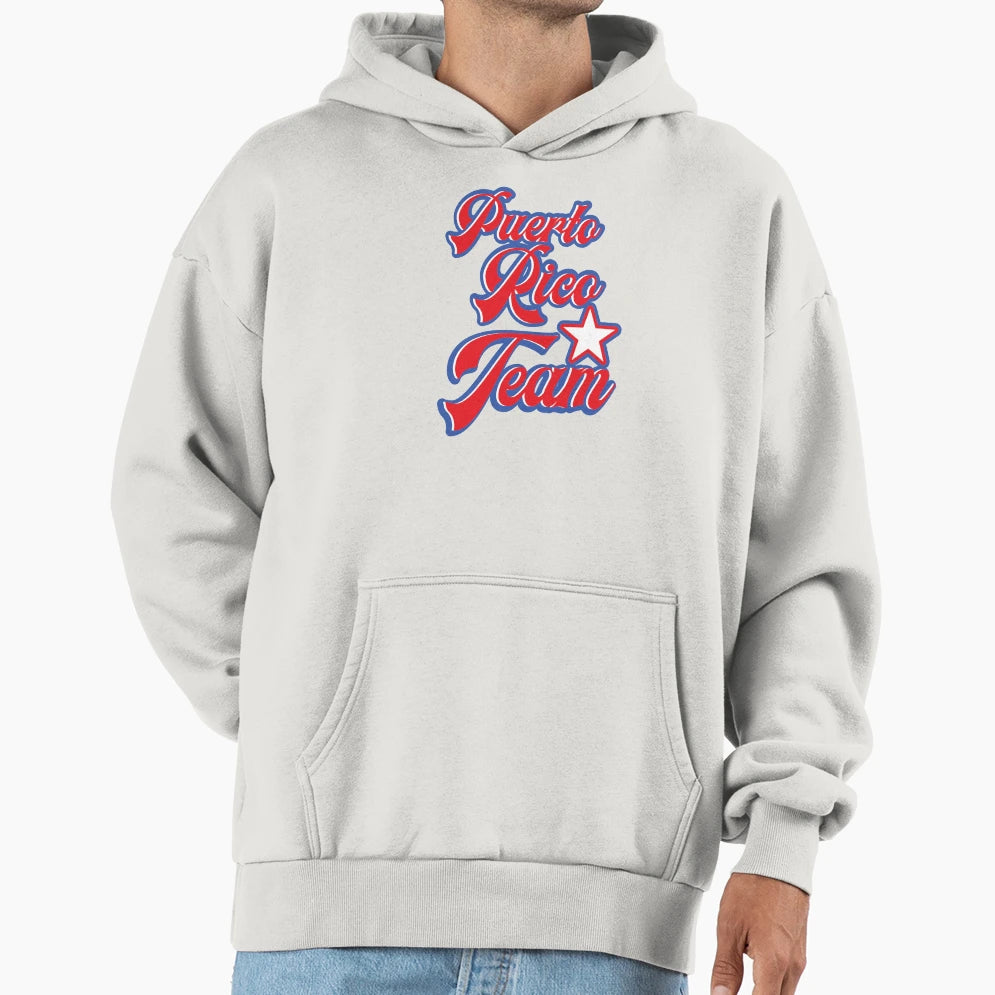 Puerto Rico Team Hoodie - Casual Everyday Wear for Adults - T-Shirt, Sweatshirt, Hoodie