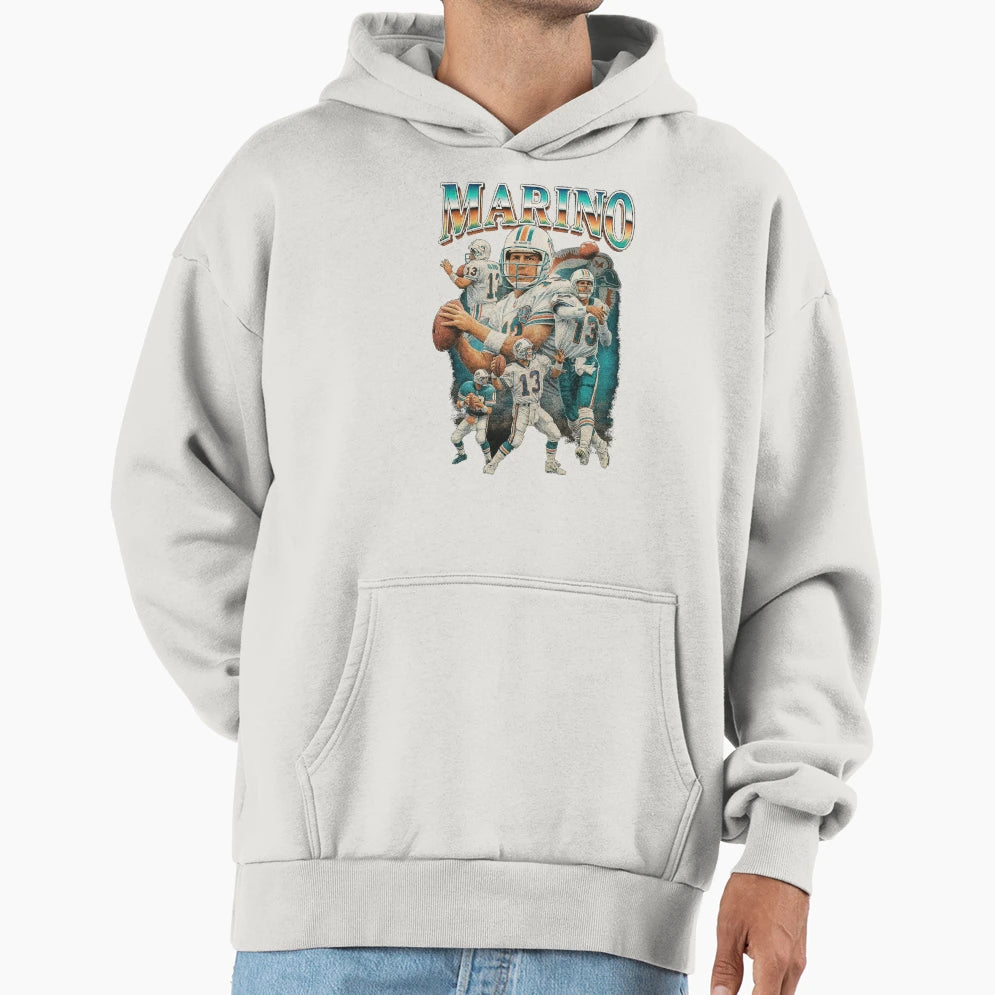 Dan Marino Dolphins Hoodie - Unique Graphic Unisex - T-Shirt, Sweatshirt, Hoodie
