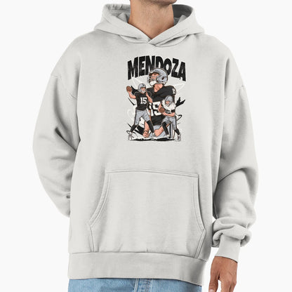 Fernando Mendoza Las Vegas Cartoon Hoodie - Graphic Print Men Women - T-Shirt, Sweatshirt, Hoodie
