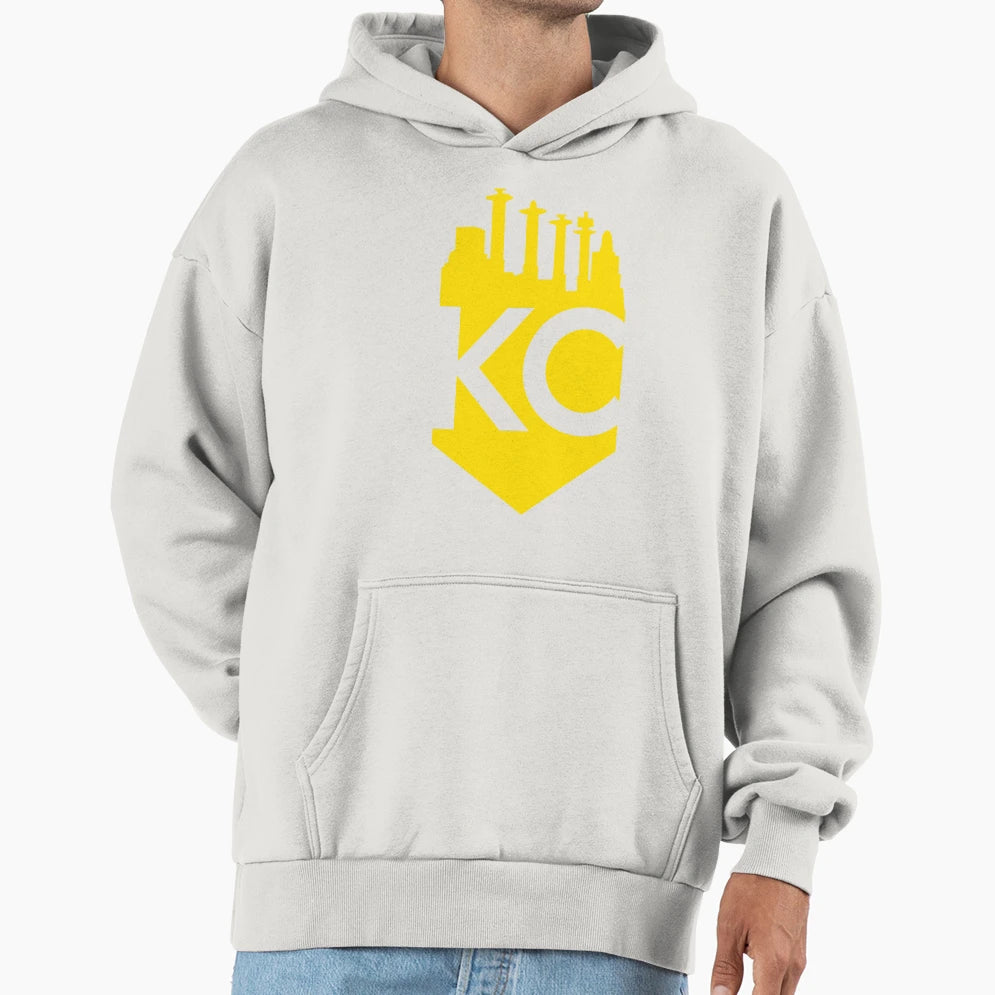Kc Skyline Crown Hoodie - Custom Art Print Men Women - T-Shirt, Sweatshirt, Hoodie