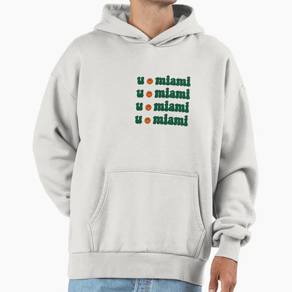 University Miami Hoodie - Fun Novelty Design for Adults - T-Shirt, Sweatshirt, Hoodie