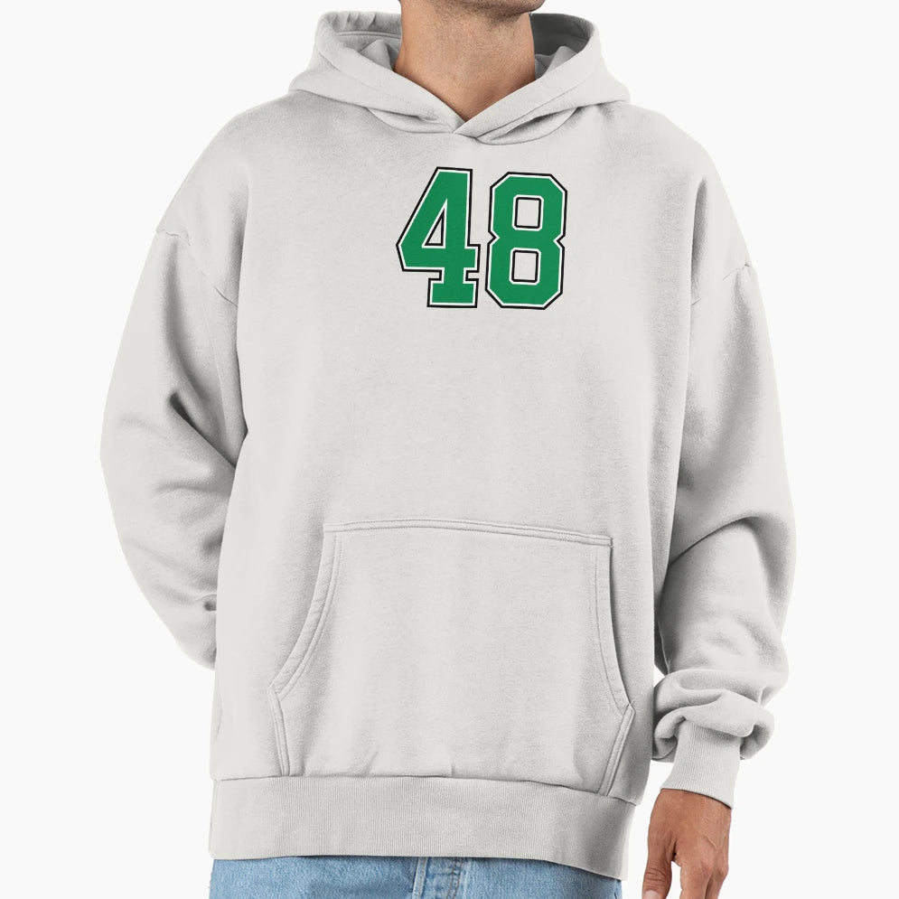 48 Number Green Lucky Sports Forty Eight Hoodie - Graphic Print Men Women - T-Shirt, Sweatshirt, Hoodie