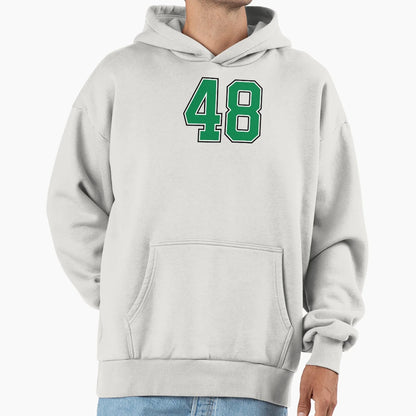 48 Number Green Lucky Sports Forty Eight Hoodie - Graphic Print Men Women - T-Shirt, Sweatshirt, Hoodie