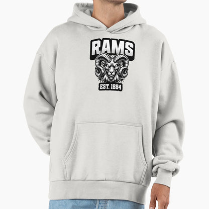 Rams Animated Hoodie - Aesthetic Graphic Men Women - T-Shirt, Sweatshirt, Hoodie