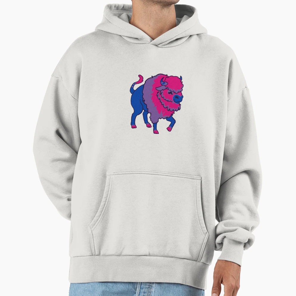 Bison 2 Hoodie - Trendy Graphic Men Women - T-Shirt, Sweatshirt, Hoodie