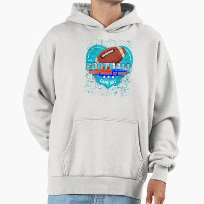 American Football Hoodie - Minimalist Print Men Women - T-Shirt, Sweatshirt, Hoodie