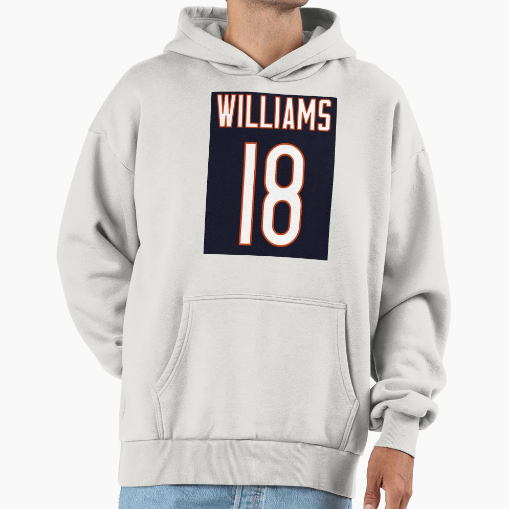 CW Chicago Bears 18 Hoodie - Novelty Apparel Unisex - T-Shirt, Sweatshirt, Hoodie