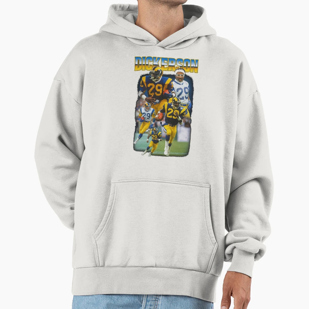 Eric Dickerson Los Angeles Hoodie - Streetwear Style for Adults - T-Shirt, Sweatshirt, Hoodie