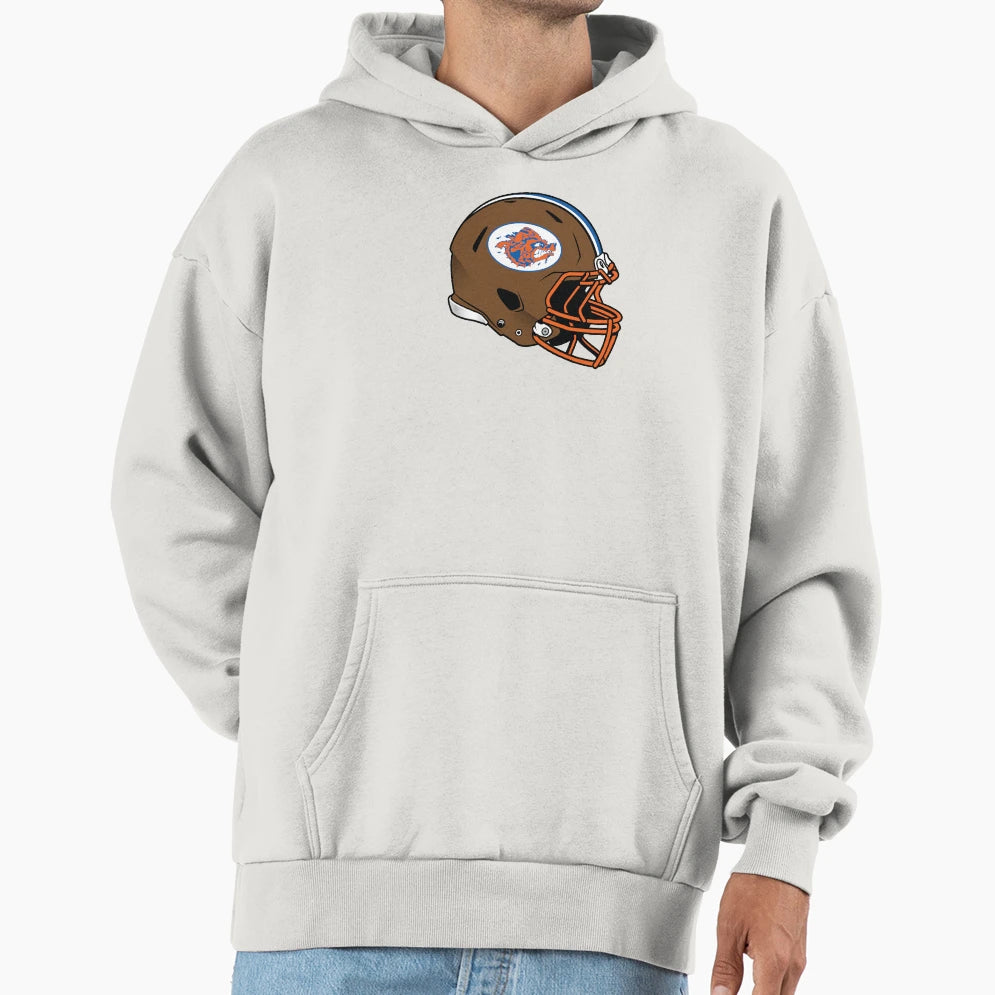 Sclsu Mud Dogs Helmet Hoodie - Trendy Graphic Unisex - T-Shirt, Sweatshirt, Hoodie
