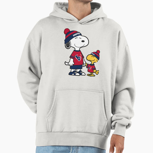 Snoopy Houstons Texans Hoodie - Unique Graphic Men Women - T-Shirt, Sweatshirt, Hoodie