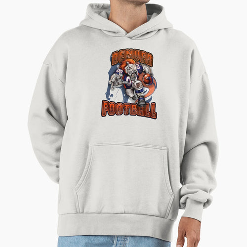 Denver Broncos Football Hoodie - Casual Everyday Wear for Adults - T-Shirt, Sweatshirt, Hoodie