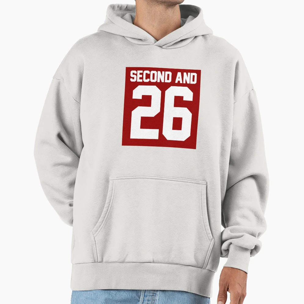 2Nd 26 Alabama Football Hoodie - Fun Novelty Design for Adults - T-Shirt, Sweatshirt, Hoodie