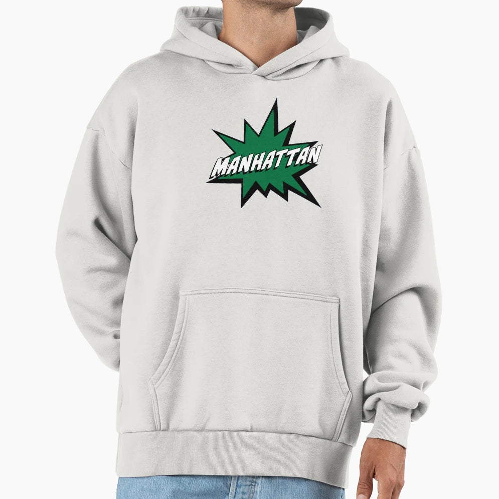 Manhattan College Hoodie - Minimalist Print for Adults - T-Shirt, Sweatshirt, Hoodie