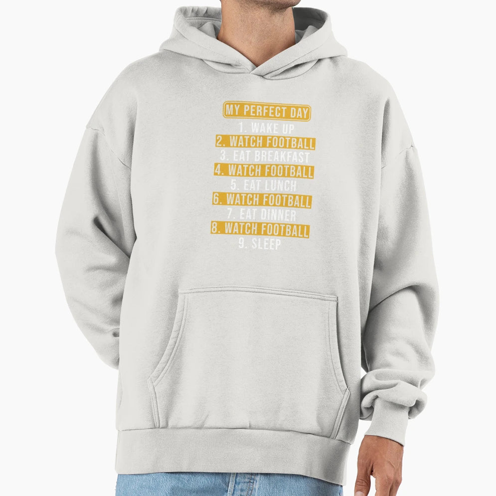 Football Fan American Football Day Hoodie - Graphic Print Unisex - T-Shirt, Sweatshirt, Hoodie