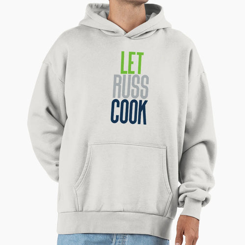 Pack Let Russ Cook Seattle Football Hoodie - Streetwear Style for Adults - T-Shirt, Sweatshirt, Hoodie