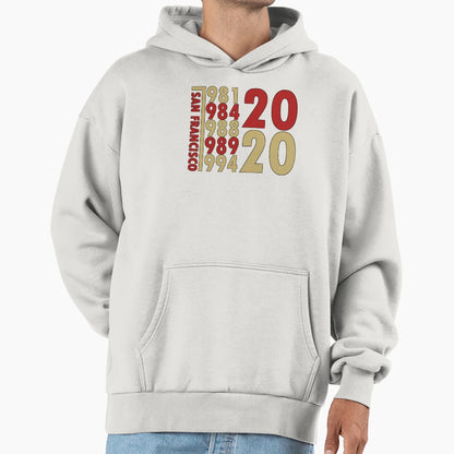 2020 San Francisco Red Gold Champions Hoodie - Streetwear Style for Adults - T-Shirt, Sweatshirt, Hoodie