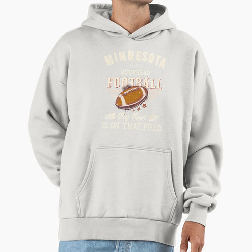 Minnesota Moorhead American Football Hoodie - Casual Everyday Wear Unisex - T-Shirt, Sweatshirt, Hoodie