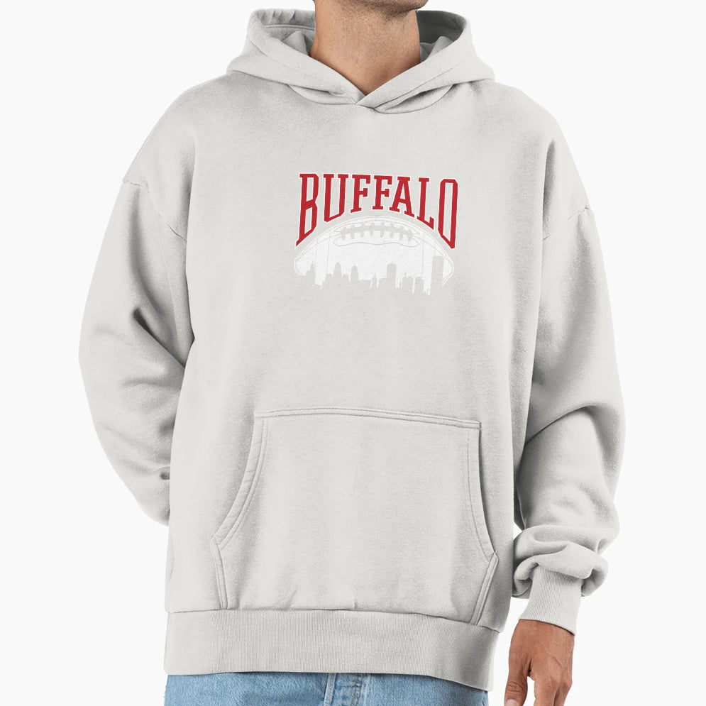 Buffalo Football Skyline New York Mafia Hoodie - Trendy Graphic for Adults - T-Shirt, Sweatshirt, Hoodie