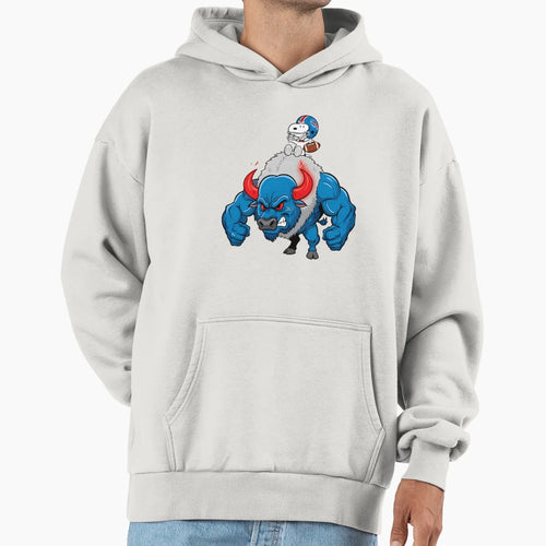 Buffalo And Snoopy Bills Football Hoodie - Trendy Graphic for Adults - T-Shirt, Sweatshirt, Hoodie