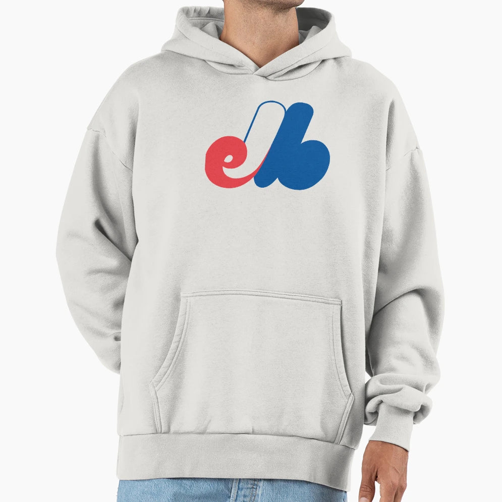 Montreal Baseball Expos Hoodie - Minimalist Print Unisex - T-Shirt, Sweatshirt, Hoodie