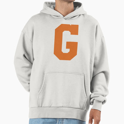 Alphabet Orange G Sports Letter G Hoodie - Streetwear Style Men Women - T-Shirt, Sweatshirt, Hoodie