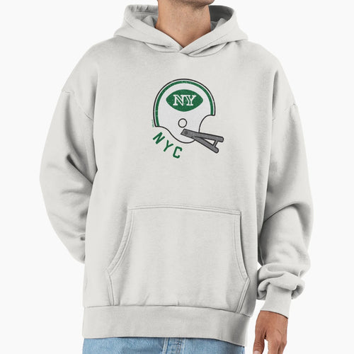Nyc Dam Good Game Jets Ny Lid Hoodie - Novelty Apparel for Adults - T-Shirt, Sweatshirt, Hoodie