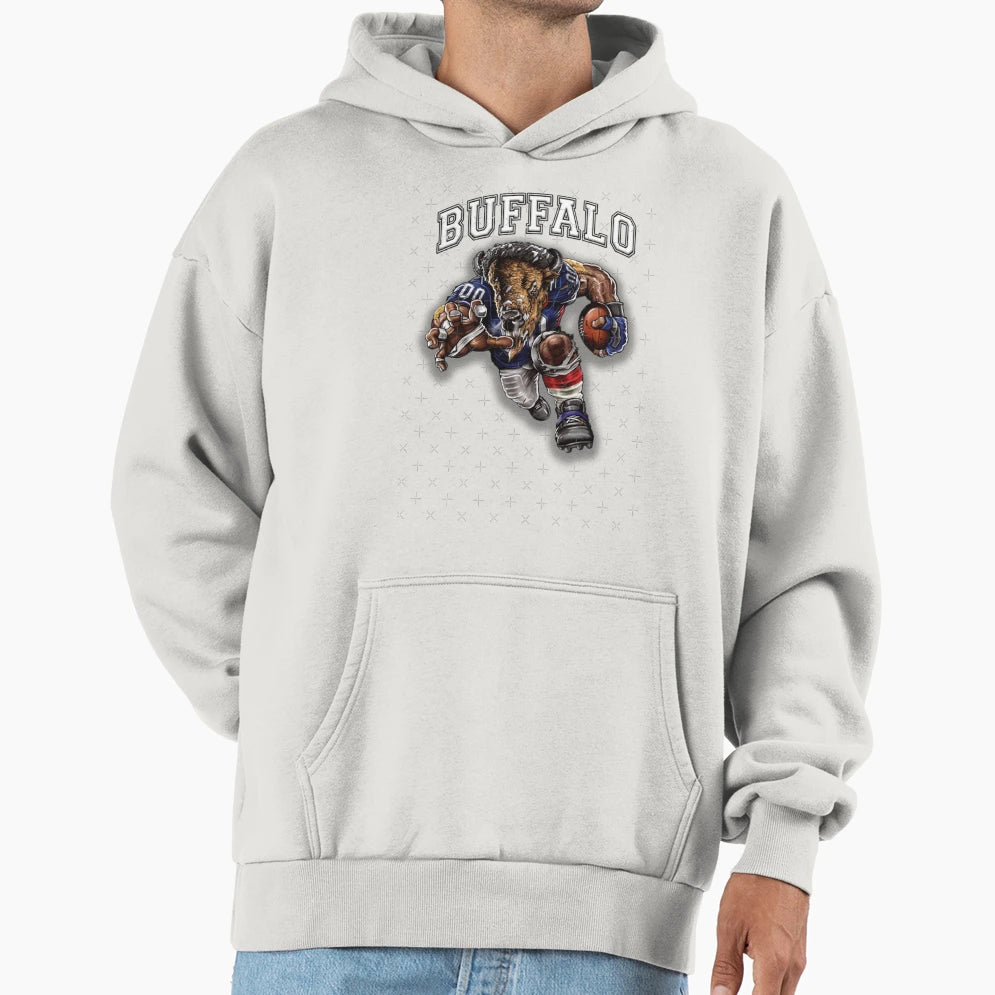 Buffalo Football Detroit Football Lions Hoodie - Minimalist Print Men Women - T-Shirt, Sweatshirt, Hoodie