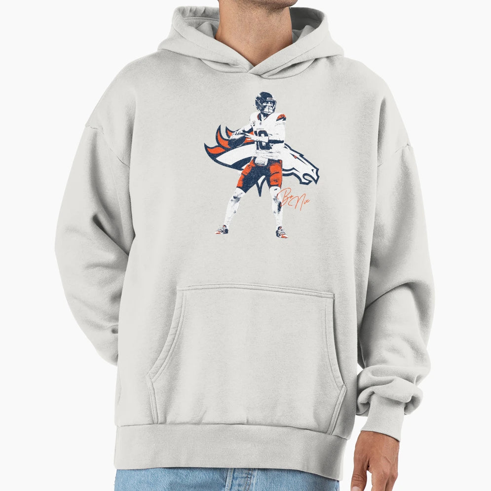 Bo Nix Variant Hoodie - Graphic Print Men Women - T-Shirt, Sweatshirt, Hoodie