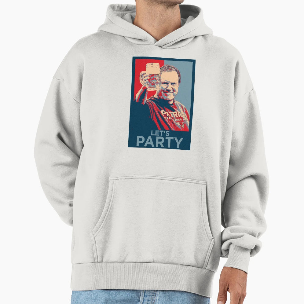 Bill Belichick Hoodie - Fun Novelty Design for Adults - T-Shirt, Sweatshirt, Hoodie