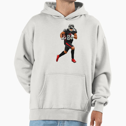 Cordarrelle Patterson 84 Runs Hoodie - Trendy Graphic Unisex - T-Shirt, Sweatshirt, Hoodie