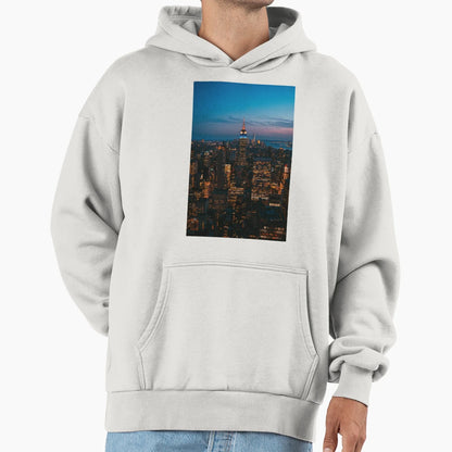 Nyc Night Hoodie - Aesthetic Graphic Men Women - T-Shirt, Sweatshirt, Hoodie