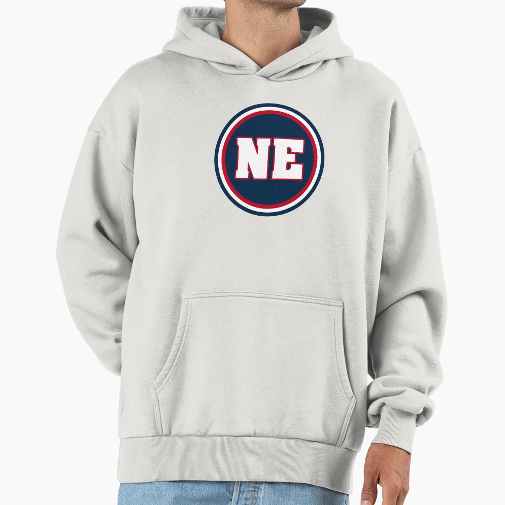 New England Patch Hoodie - Novelty Apparel Men Women - T-Shirt, Sweatshirt, Hoodie