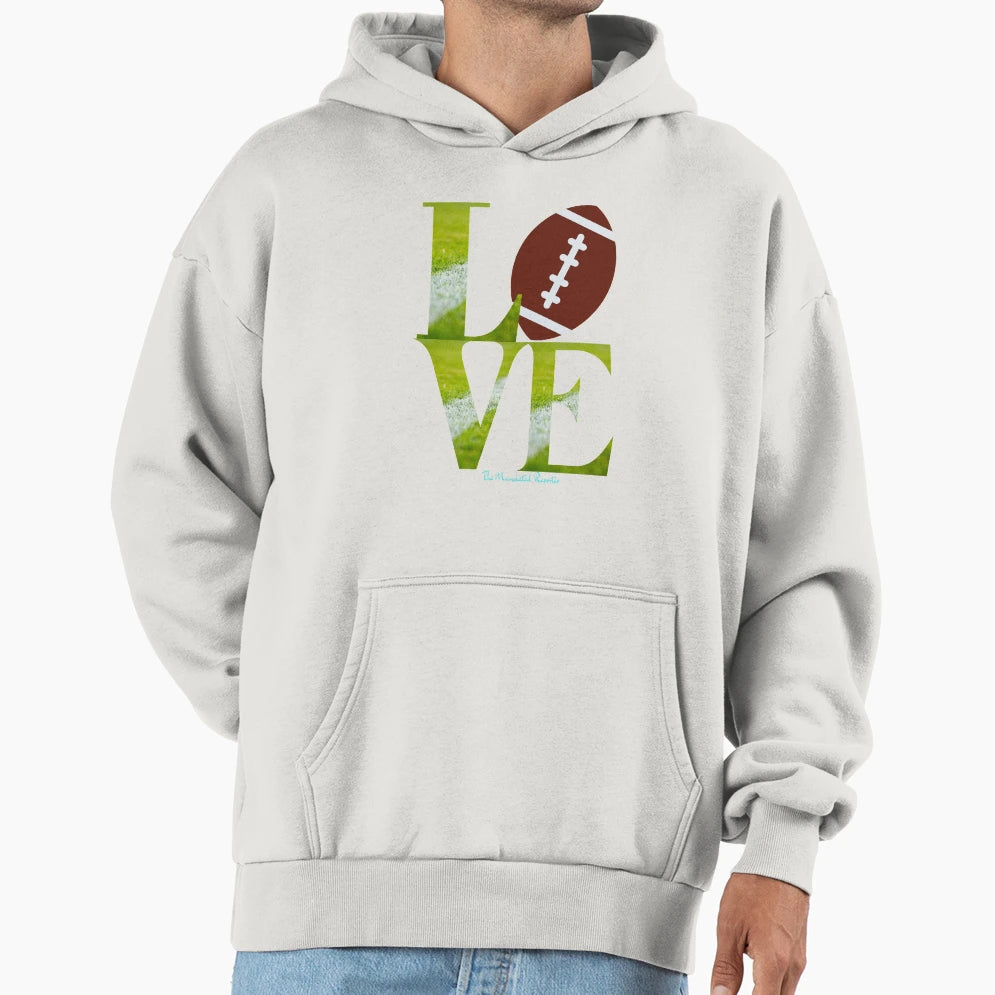 American Football Love Hoodie - Aesthetic Graphic Men Women - T-Shirt, Sweatshirt, Hoodie