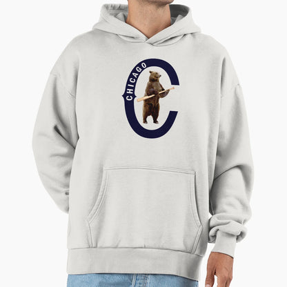 Bear Bat Hoodie - Trendy Graphic Men Women - T-Shirt, Sweatshirt, Hoodie