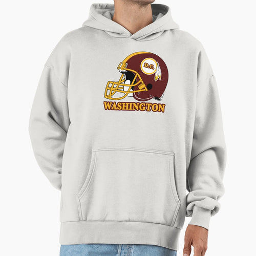 Wa Shing Ton Football Dc Sports Team Hoodie - Minimalist Print Men Women - T-Shirt, Sweatshirt, Hoodie
