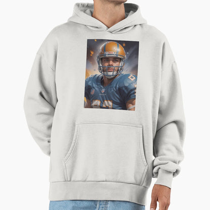 Usa American Football Player Hoodie - Streetwear Style for Adults - T-Shirt, Sweatshirt, Hoodie