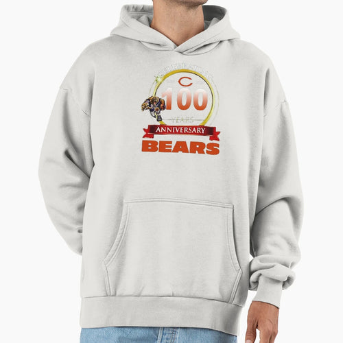 Celebrating 100 Years Chicago Hoodie - Casual Everyday Wear Unisex - T-Shirt, Sweatshirt, Hoodie