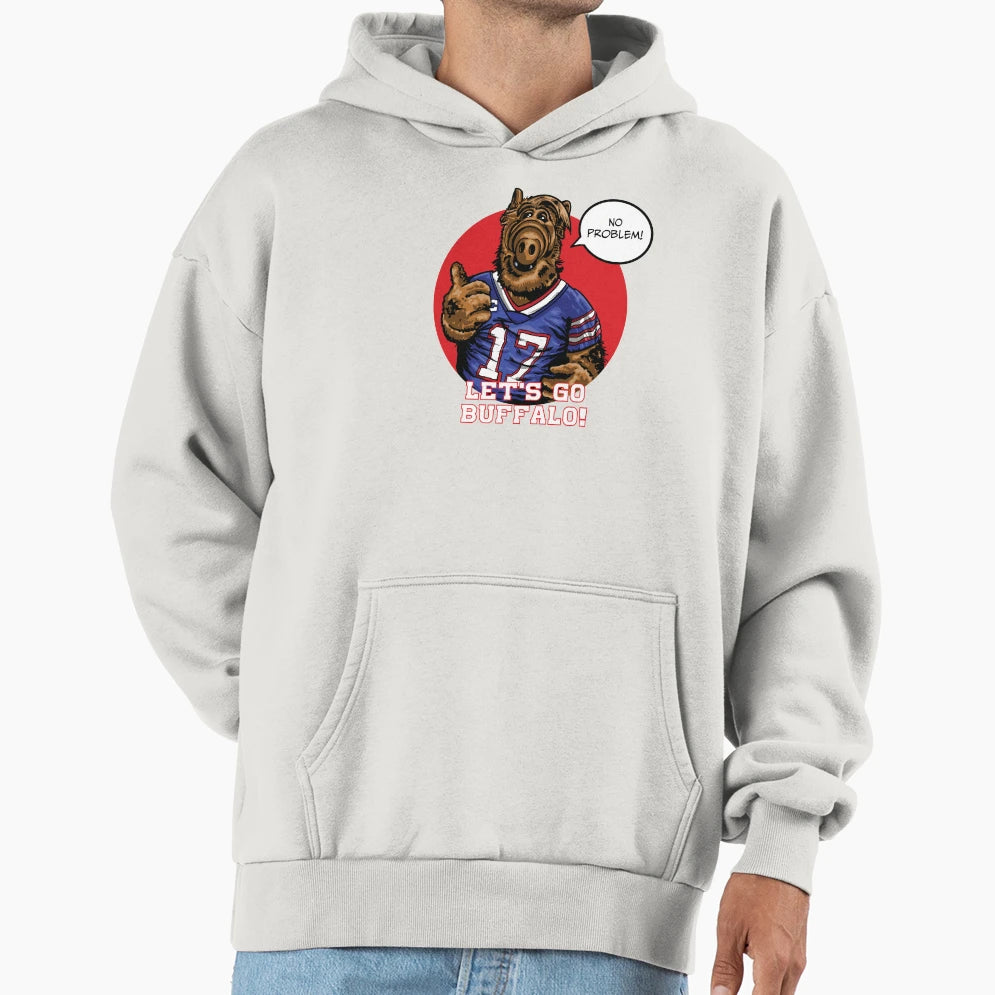 Allen Life Form No Problem Hoodie - Aesthetic Graphic for Adults - T-Shirt, Sweatshirt, Hoodie