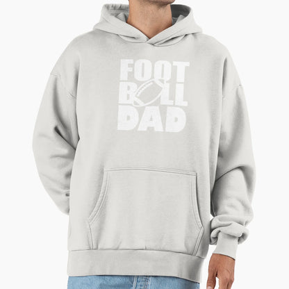 Football Dad Hoodie - Minimalist Print for Adults - T-Shirt, Sweatshirt, Hoodie