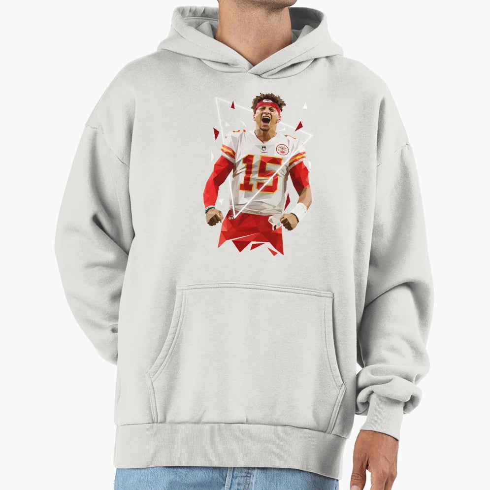 American Football Player Hoodie - Fun Novelty Design Men Women - T-Shirt, Sweatshirt, Hoodie