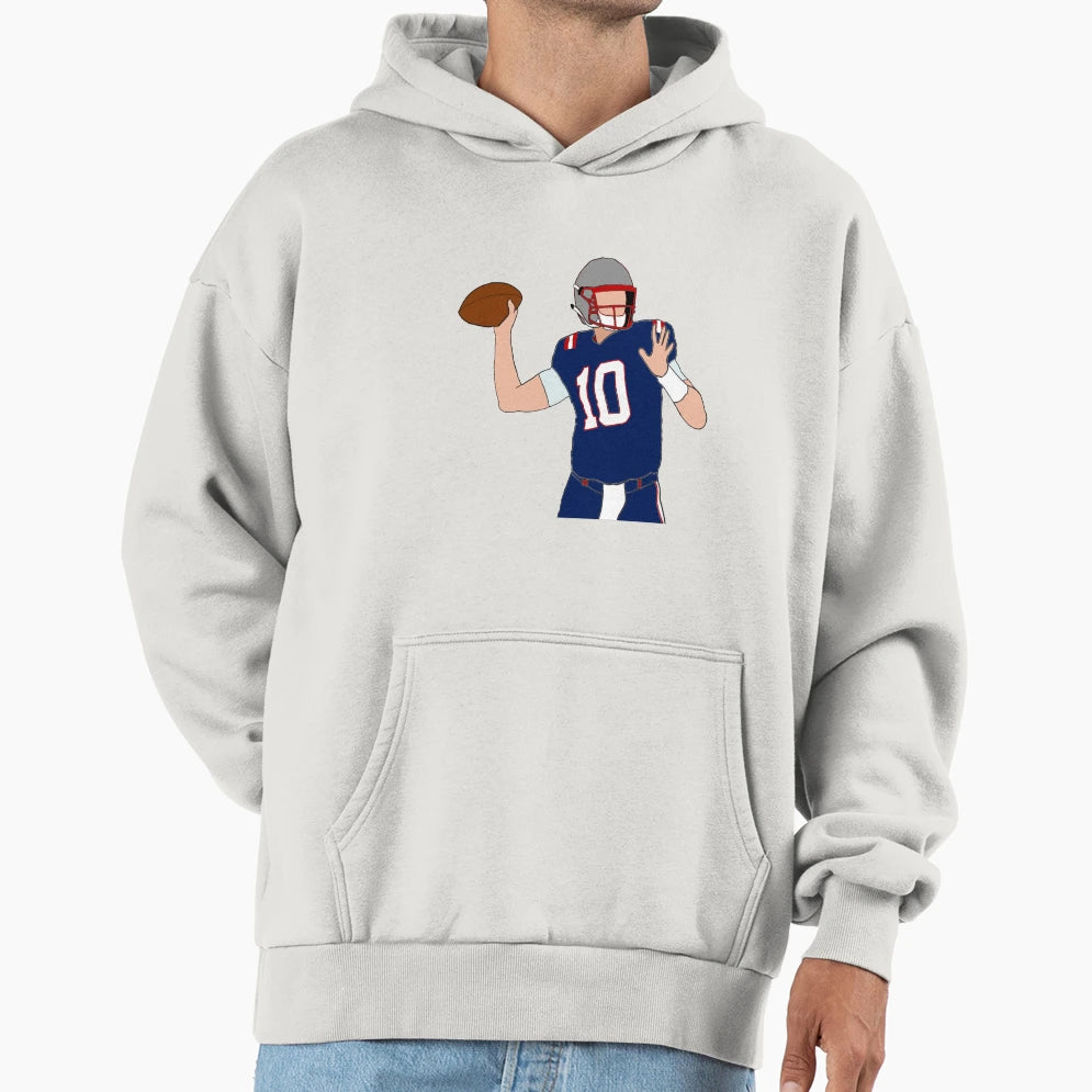 Mac Jones Hoodie - Casual Everyday Wear for Adults - T-Shirt, Sweatshirt, Hoodie