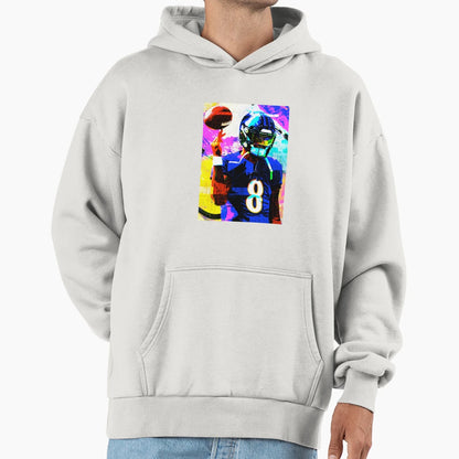 Handdrawn Lamar Hoodie - Graphic Print for Adults - T-Shirt, Sweatshirt, Hoodie