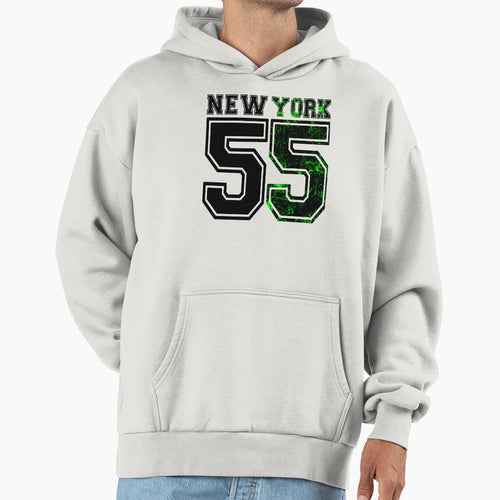 55 Newyork Grunge Urban Streetwear Hoodie - Novelty Apparel for Adults - T-Shirt, Sweatshirt, Hoodie