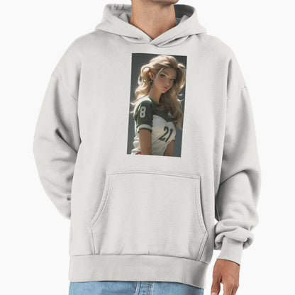 Football Girlfriend Hoodie - Casual Everyday Wear Unisex - T-Shirt, Sweatshirt, Hoodie