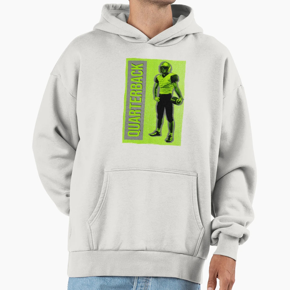 American Football Quarterback Hoodie - Streetwear Style Unisex - T-Shirt, Sweatshirt, Hoodie
