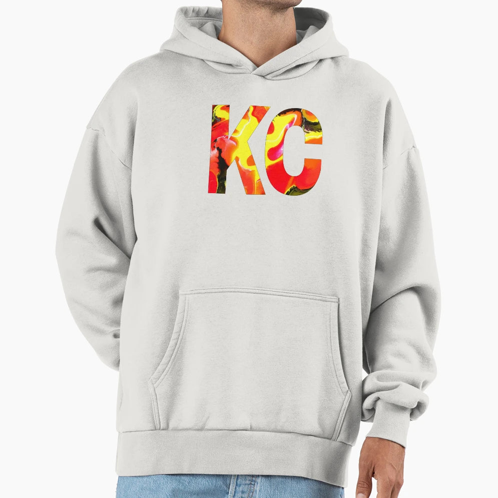 Kc Red Yellow Team Colors Jdp 01 10 Hoodie - Streetwear Style for Adults - T-Shirt, Sweatshirt, Hoodie