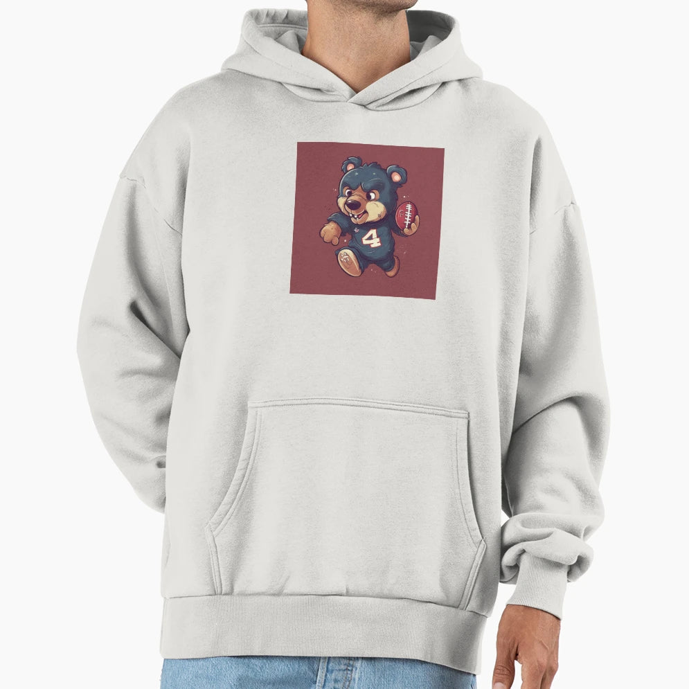 Nfl Bear Bolt Hoodie - Casual Everyday Wear for Adults - T-Shirt, Sweatshirt, Hoodie