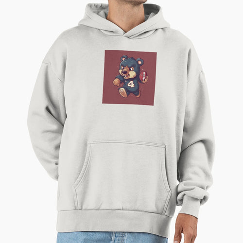 Nfl Bear Bolt Hoodie - Casual Everyday Wear for Adults - T-Shirt, Sweatshirt, Hoodie
