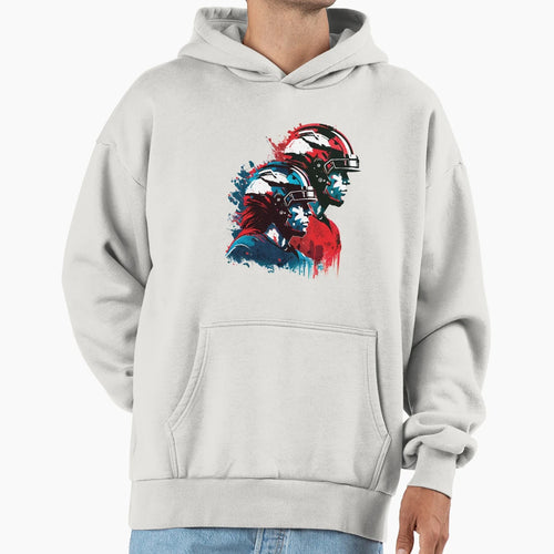 American Football Usa National Sports Hoodie - Fun Novelty Design Men Women - T-Shirt, Sweatshirt, Hoodie