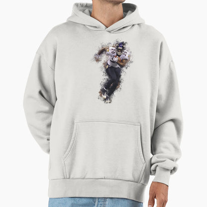 Ed Reed Hoodie - Custom Art Print Unisex - T-Shirt, Sweatshirt, Hoodie